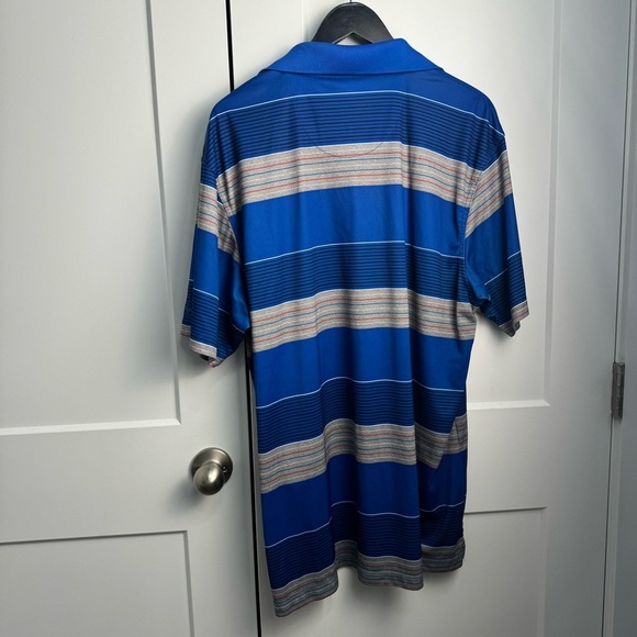 Ben Hogan Men's Performance Blue Striped Golf Polo Shirt 3XL - Picture 3 of 5